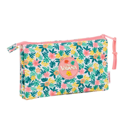 Trousse Safta Vaiana 3 compartiments verte 0,6L