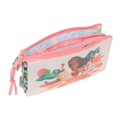 Trousse verte Vaiana trois compartiments