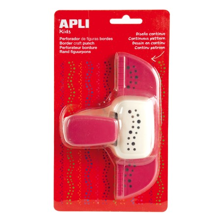 ✅ Apli Perfo Bords Pointillés - Hauteur 1cm - Guide Préimprimé - Dépôt Papier - Scrapbooking - Blanc couleu en stock