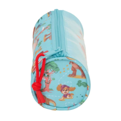 Trousse ronde bleu pastel Safta