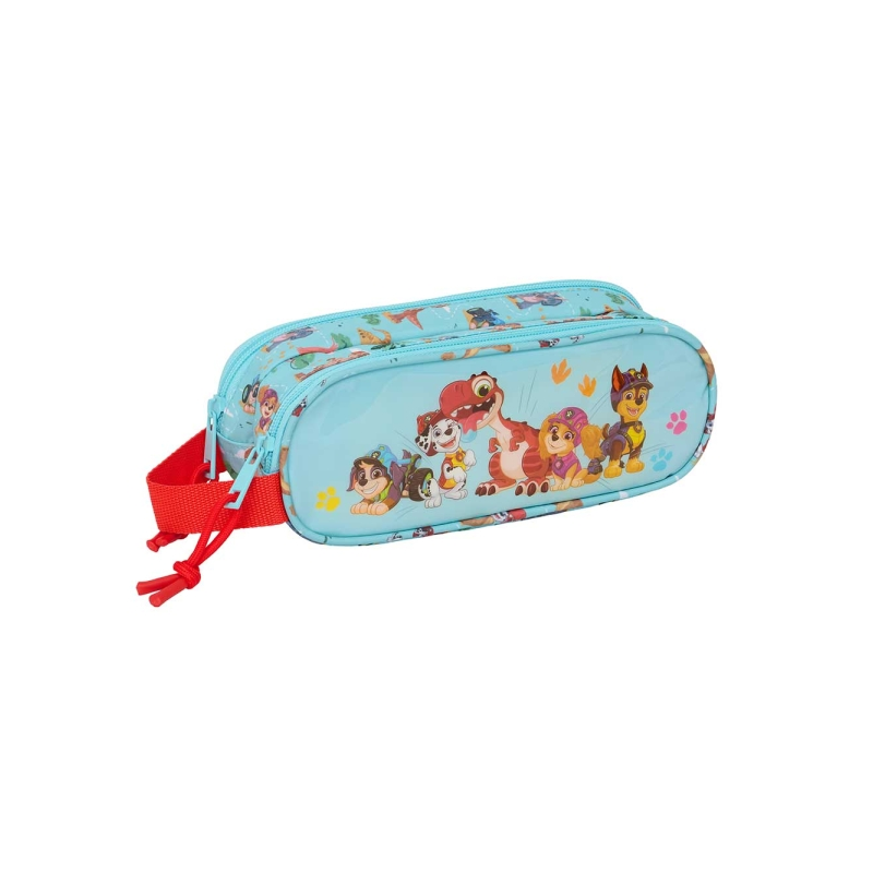 Paw Patrol Dino Rescue — trousse à 2 compartiments, bleu pastel, 1 L