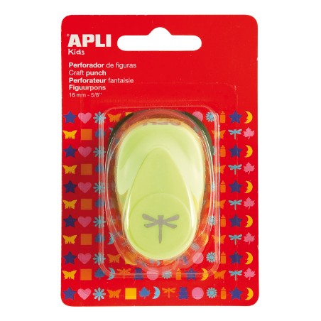 ✅ Apli Perfo Libellule - Taille 16mm - Haute qualité - Papier, Carton - Dépôt Chutes Papier - Déco - Vert co en stock