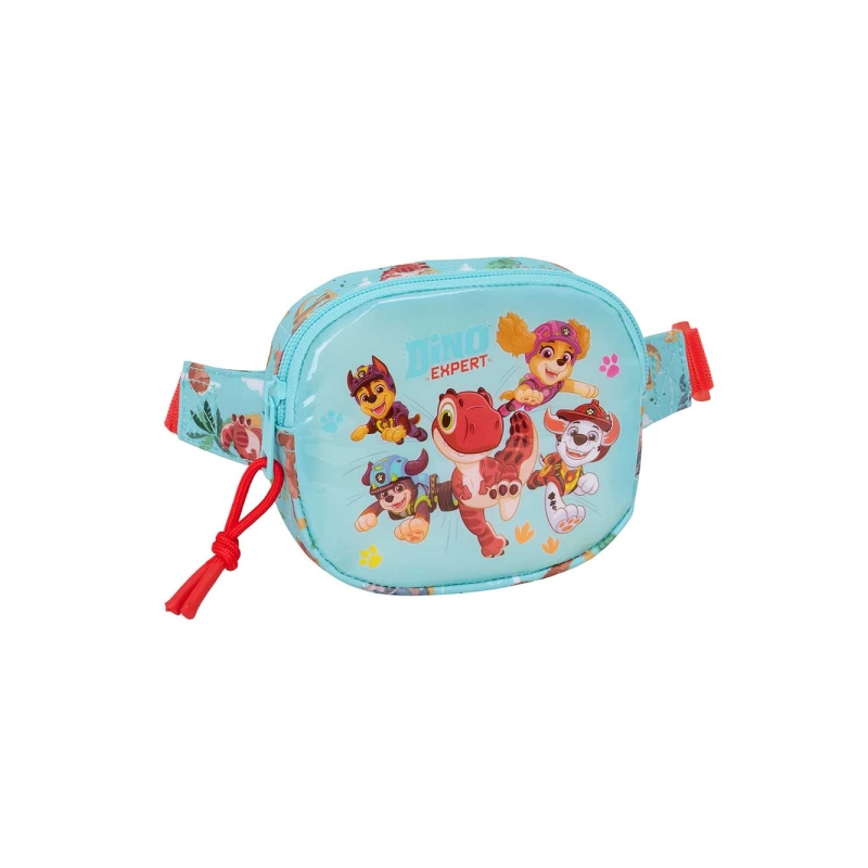 Sac banane enfant Paw Patrol Dino Rescue bleu 14x11x4 cm