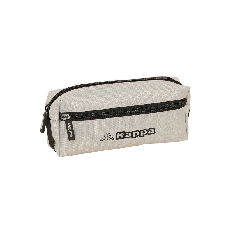Trousse Kappa grise 3 compartiments 0,98L noir et gris