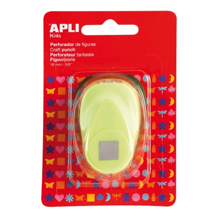 ✅ Apli Perfo Carrée - 16mm - Haute qualité - Papier, Carton - Dépôt Papier - Déco - Artisanat - Argent coul en stock