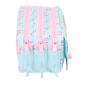 Trousse à crayons Safta Pembe Chat Rose menthe 3 compartiments