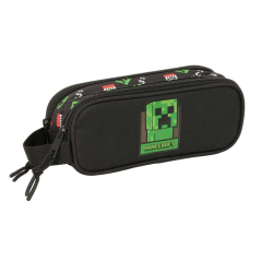 trousse noire Minecraft deux compartiments