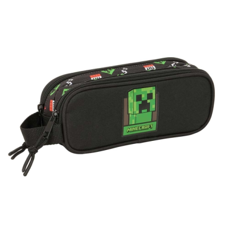trousse noire Minecraft deux compartiments