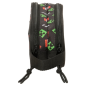 Trousse Minecraft 2 compartiments noirs 210x60x80 mm