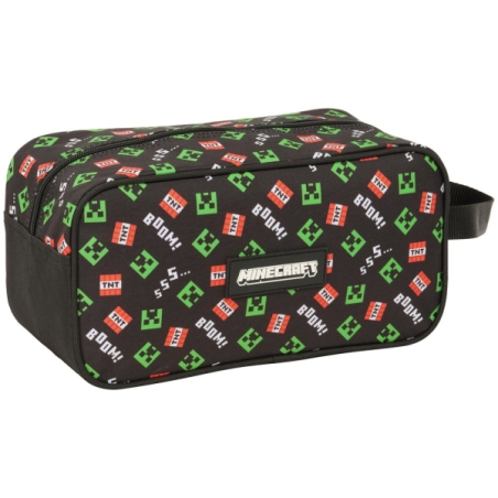 Étagère à chaussures Minecraft Safta 6 L noire robuste