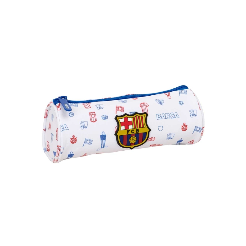 Trousse ronde F.C. Barcelona blanche 20 x 7 x 7 cm Trousse ronde F.C. Barcelona blanche 20 x 7 x 7 cm