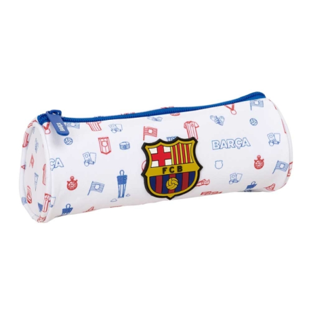 trousse ronde blanche FC Barcelone