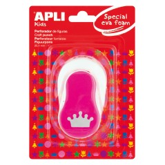 ✅ Apli Perfo Couronne - 25,4 mm - Papier, Carton, Caoutchouc Eva - Jusqu'à 2 mm - Dépôt Restes - Blanc couleu en stock