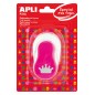 Apli Perfo Couronne - 25,4 mm - Papier, Carton, Caoutchouc Eva - Jusqu'à 2 mm - Dépôt Restes - Blanc