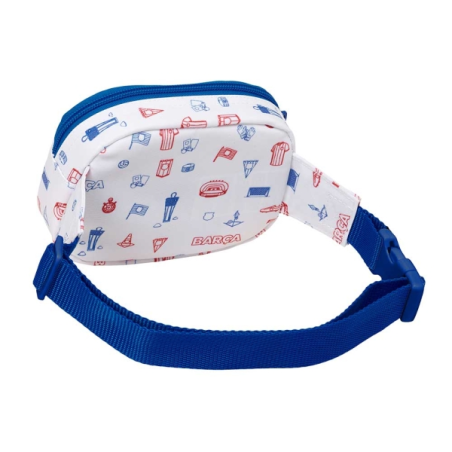 Safta F.C. Barcelona sac banane enfant blanc 14x11x4 cm