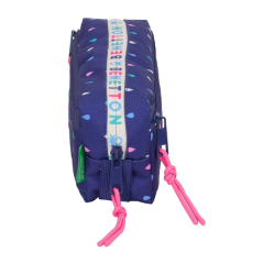trousse bleu foncé trois compartiments