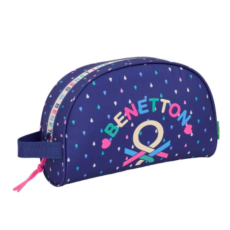 trousse toilette bleu foncé poignée
