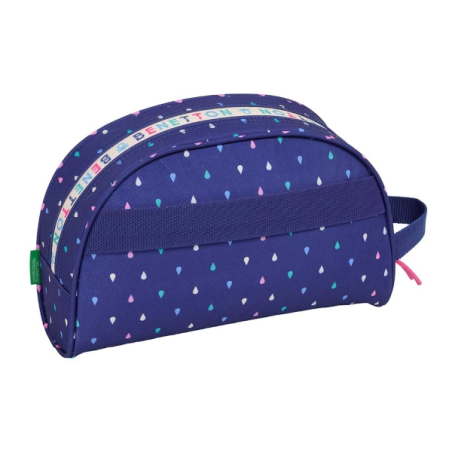 Trousse de toilette Benetton Drop 5L bleu foncé poignée trolley
