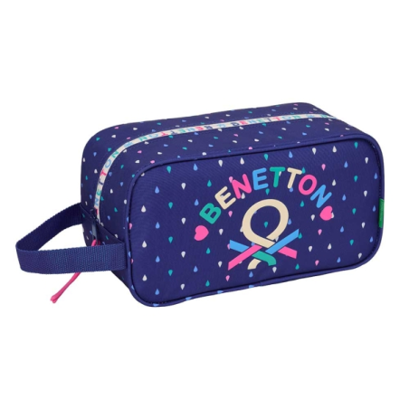 sac à chaussures bleu foncé