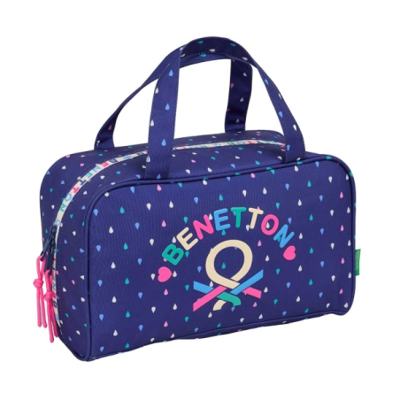trousse toilette bleu foncé poignées