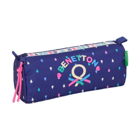 trousse bleu foncé fermeture éclair