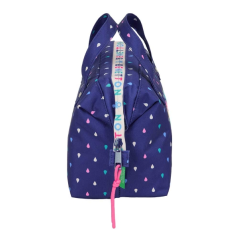 trousse toilette bleu foncé poignée