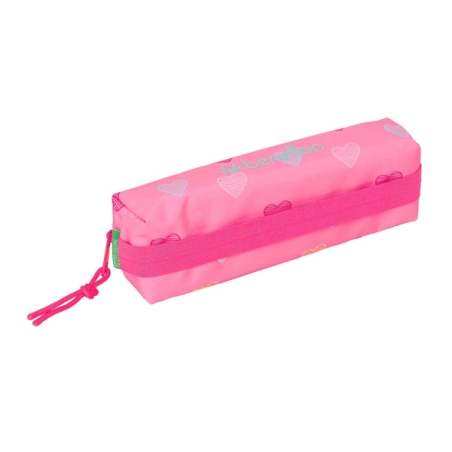 Étui de transport cœur Safta Benetton rose 0,53L 220x70x40mm