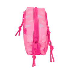 trousse cœur rose trois compartiments