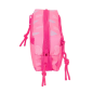 Trousse cœur Benetton 3 compartiments rose 0,98L