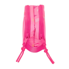 trousse cœur rose deux compartiments