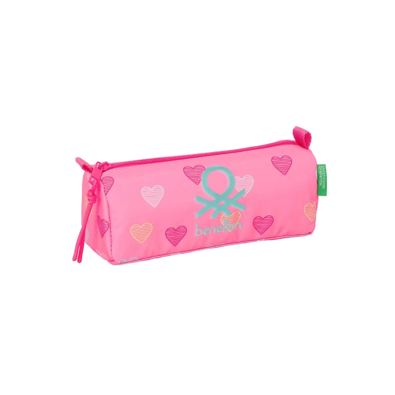 Étui de transport cœur Safta Benetton 1,20L rose