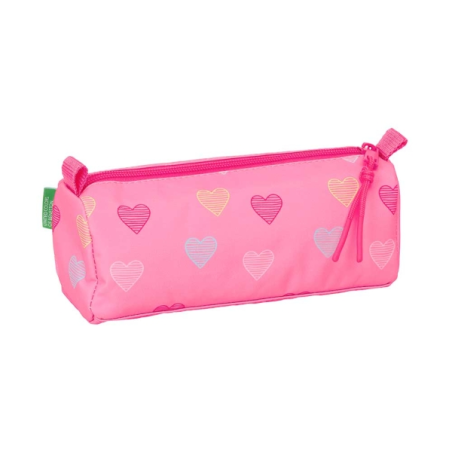 Étui de transport cœur Safta Benetton 1,20L rose