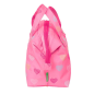 Trousse de toilette cœur Benetton 5,8L rose doublée