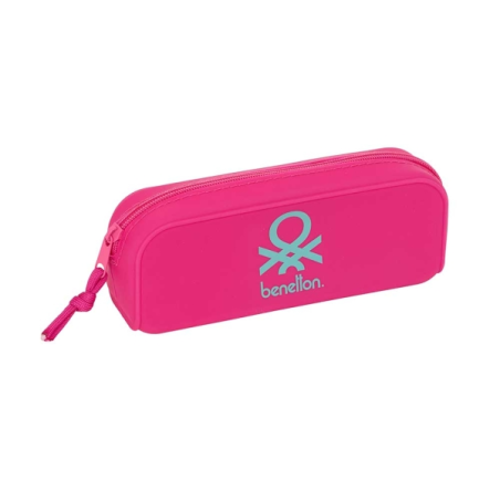 Étui de transport cœur silicone rose 0,60L Safta Benetton