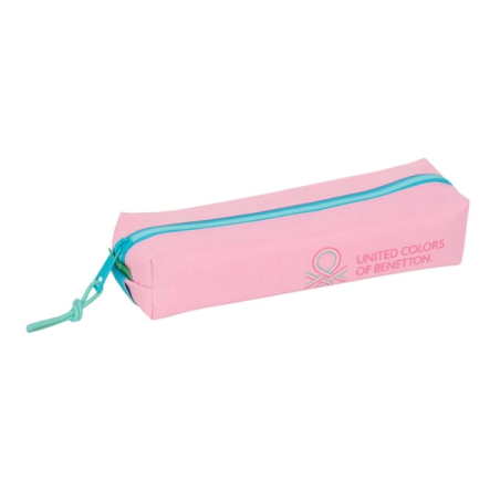 étui rose pastel fermeture éclair