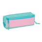 Trousse 3 compartiments Safta Benetton rose pastel 0,98L Trousse 3 compartiments Safta Benetton rose pastel 0,98L