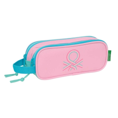 trousse rose pastel deux compartiments