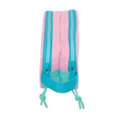 trousse rose pastel deux compartiments