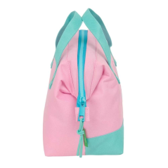 trousse toilette rose pastel poignée
