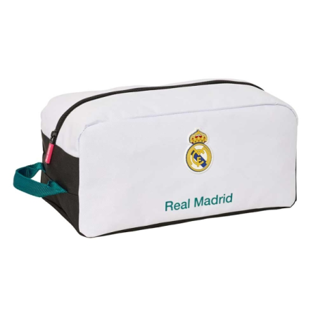 sac à chaussures Real Madrid blanc et noir