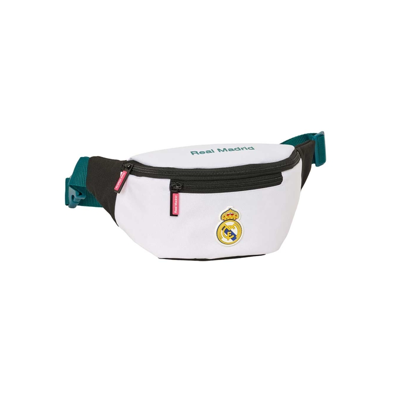 Sac banane Real Madrid 26/27 noir blanc 23x12 cm