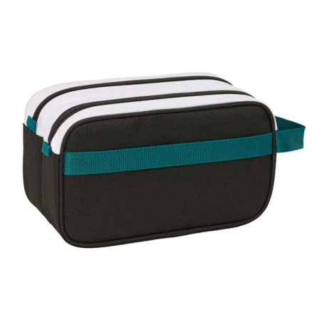 Nécessaire Real Madrid 26/27 noir blanc 2 compartiments 26x15x1