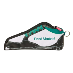 Trousse Portatodo Real Madrid 26/27 noir et blanc 24 x 10 x 2 cm