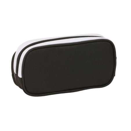 Trousse Real Madrid 26/27 noir blanc avec poche 21x10,5x6cm