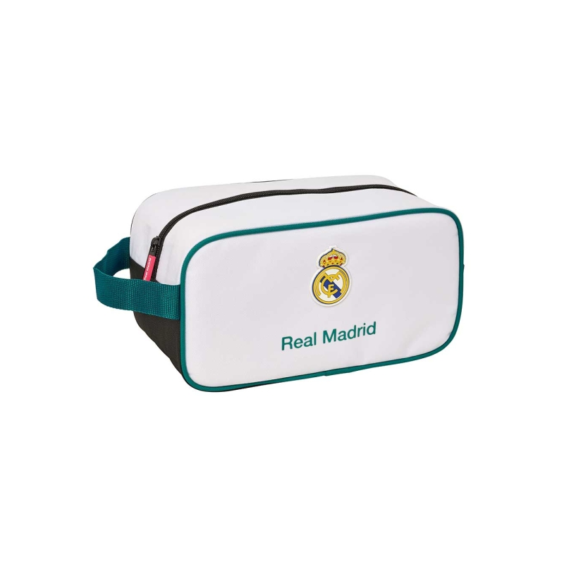 Sac à chaussures Real Madrid 26/27 6 L Noir/Blanc 29 x 15 x 14 cm Sac à chaussures Real Madrid 26/27 6 L Noir/Blanc 29 x 15 x 14 cm