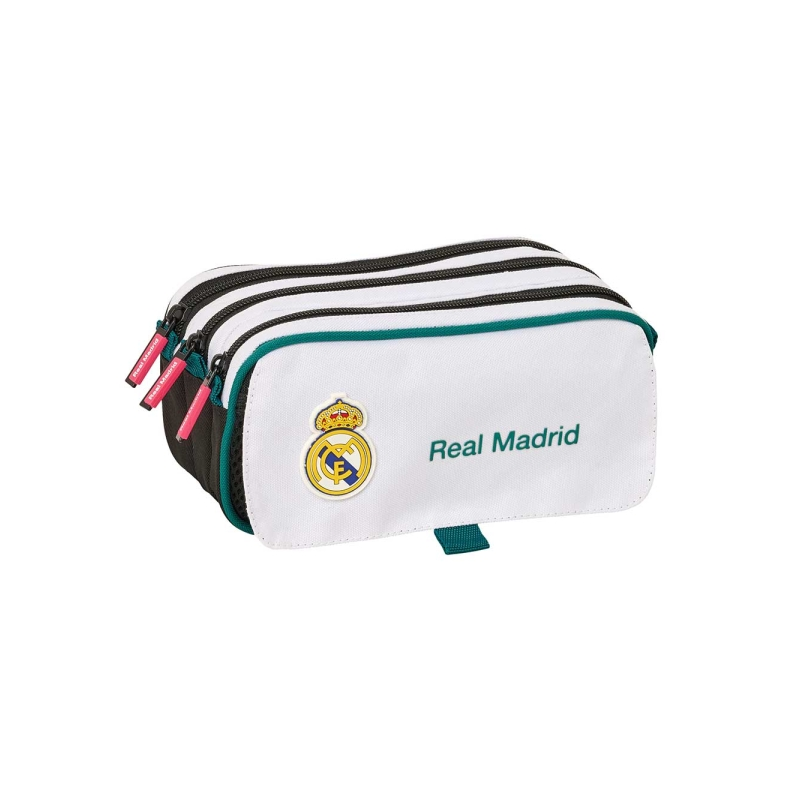 Trousse Real Madrid 26/27 3 compartiments noir/blanc