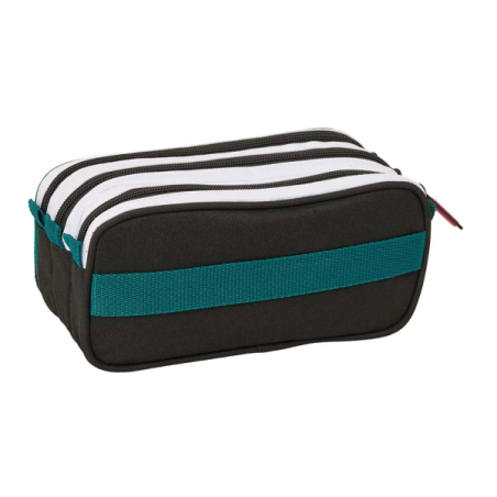 Trousse Real Madrid 26/27 3 compartiments noir/blanc