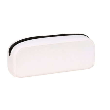 Trousse Real Madrid 26/27 en silicone blanche 18,5 x 7,5 x 5,5 cm
