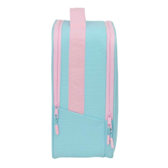 trousse double bleu pastel Safta