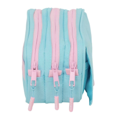 Trousse bleue trois compartiments